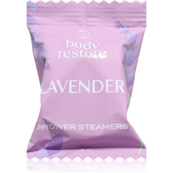 Body Restore Lavender Shower Steamers tablete pentru duș cu esente de lavanda - imagine 2